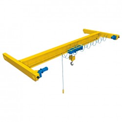 Электрическая кран-балка опорная г/п 1 тонна пролет 10,5 метров Электрическая кран-балка опорная г/п 1 тонна пролет 10,5 метров