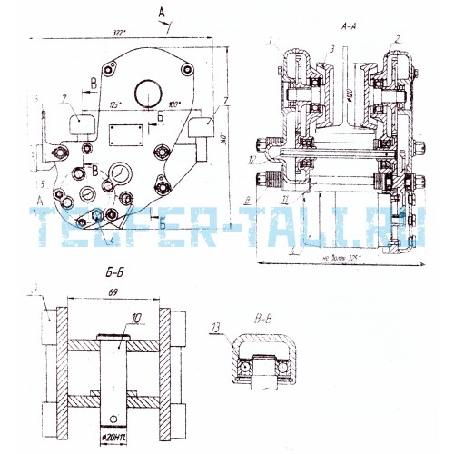 Приводная тележка ТШП-1-2