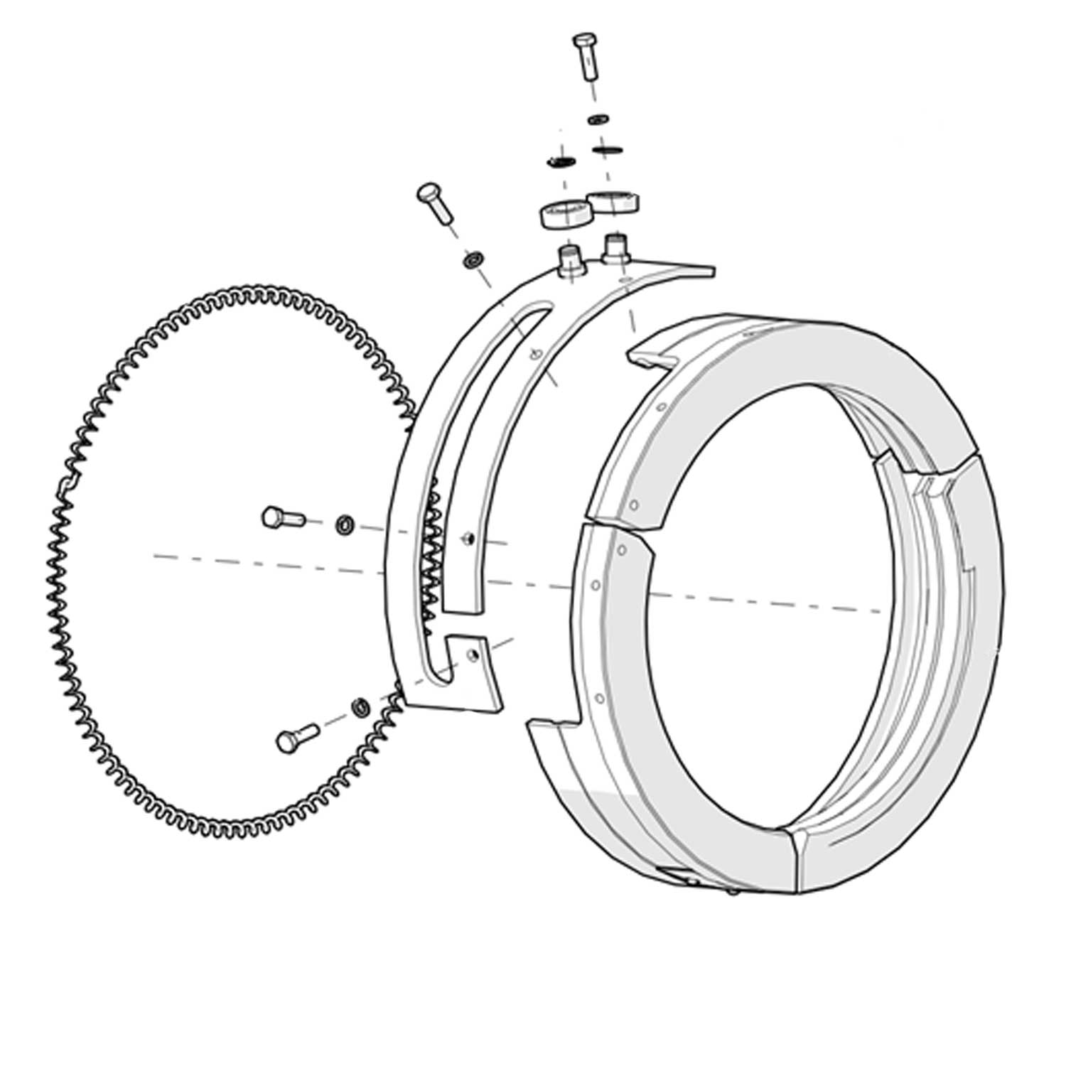 Схема канатоукладчика тали типа МТ 525, каталожный номер 809153