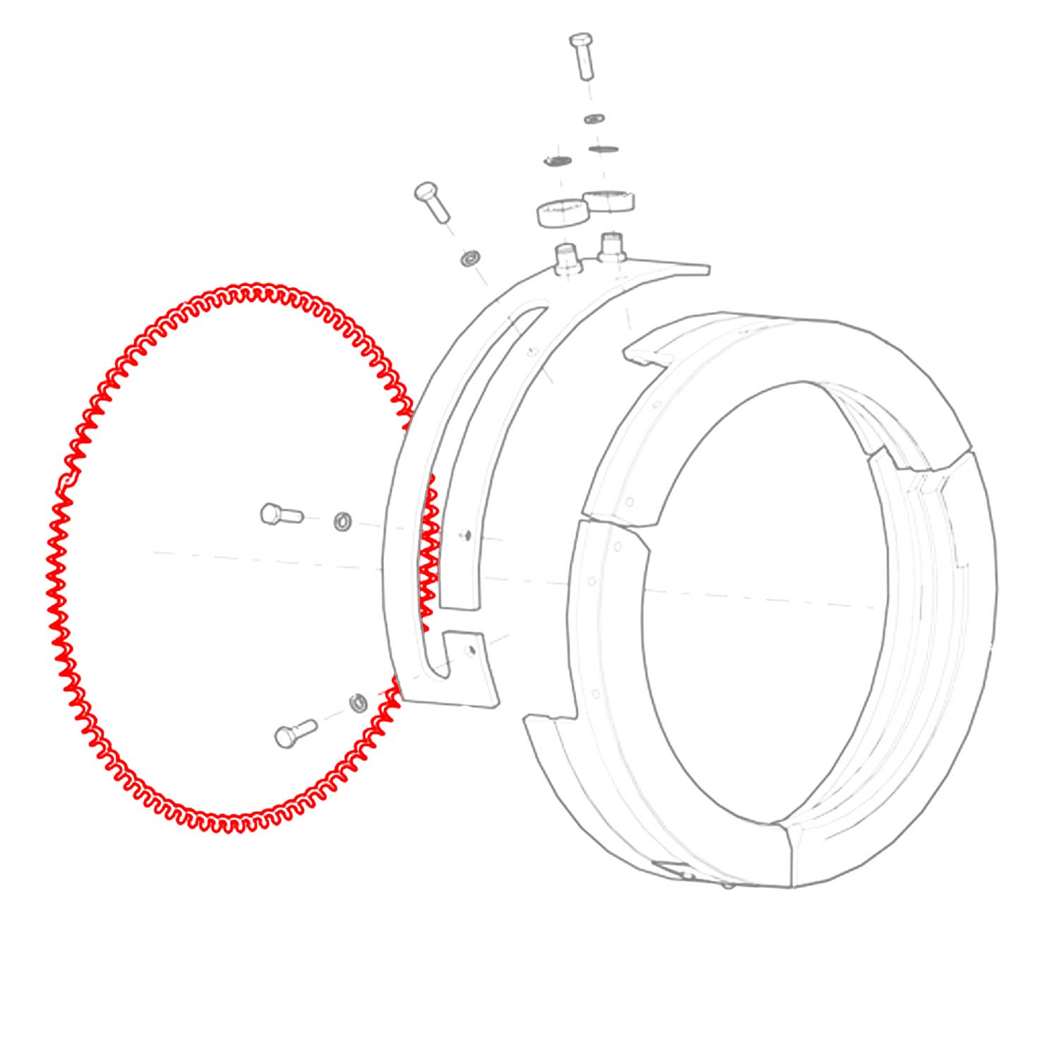 Пружина канатоукладчика тали типа МТ 525, каталожный номер 202818